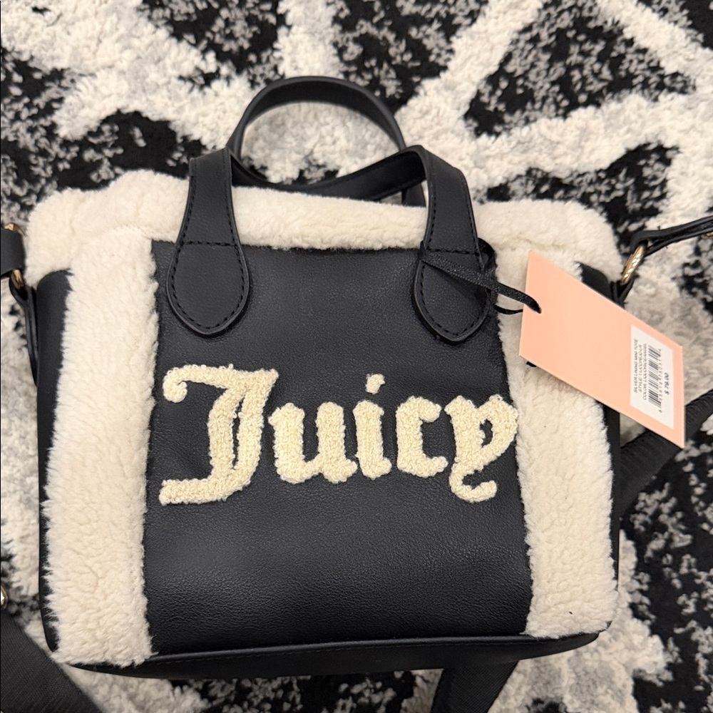 Juicy Couture Black and Cream Mini Bag